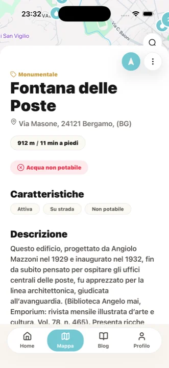 Monumenti: le fontane storiche raccontate, non solo segnate.
